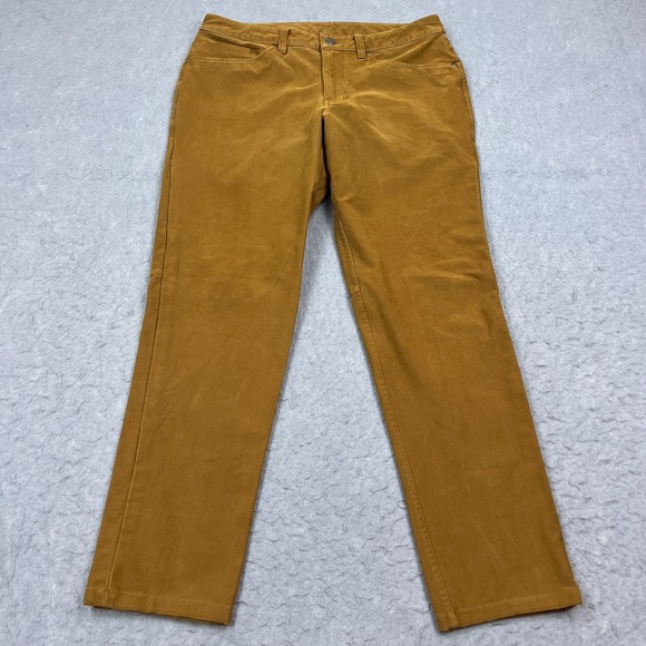 Lululemon ABC Pant Men's 32x30 Brown Copper Slim Tapered Utilitech Chino M5ABOS - Picture 1 of 12